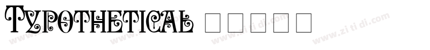 Typothetical 1字体转换